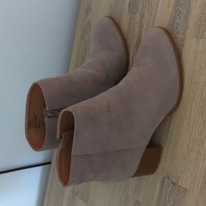 J crew suede ankle boots